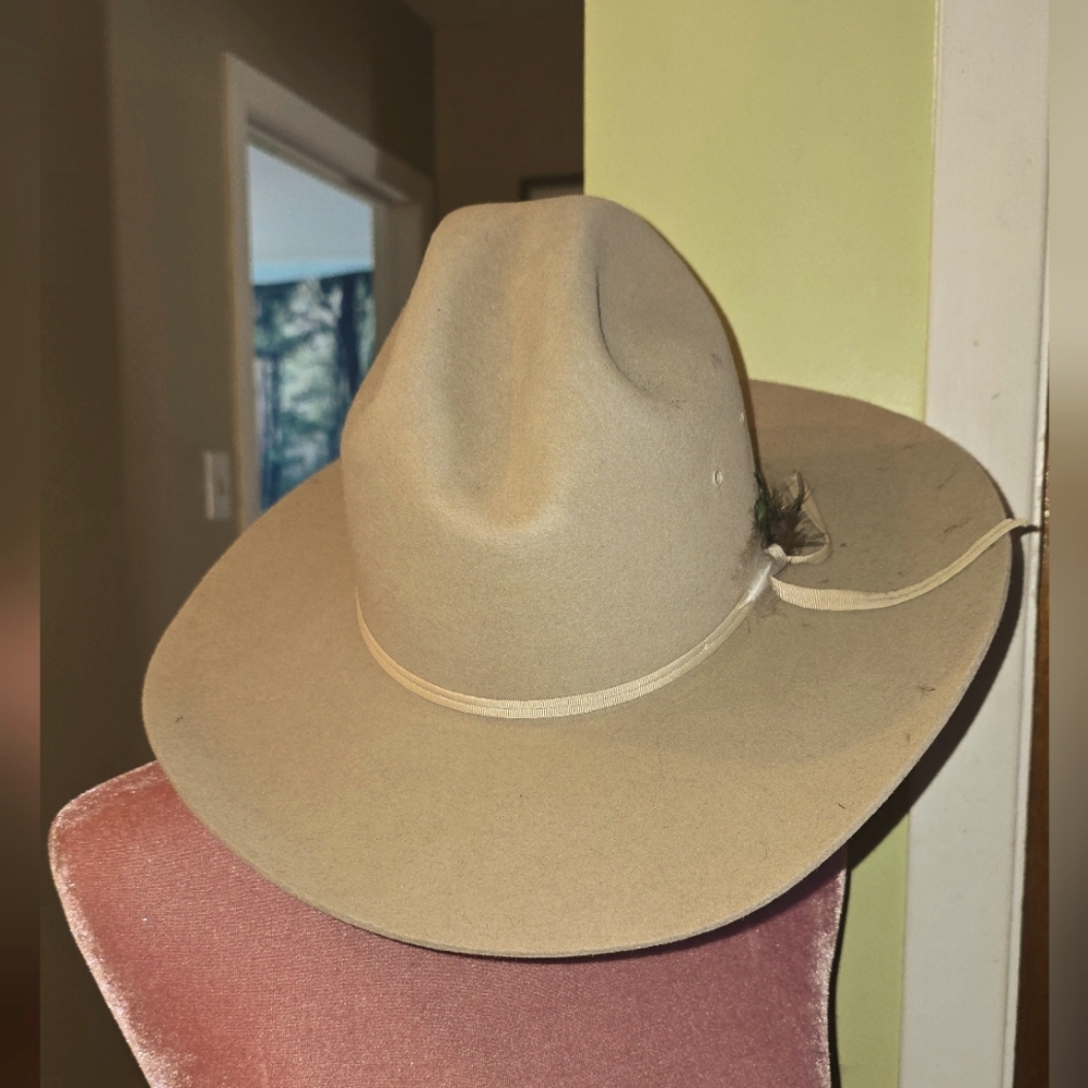 Classic Tan Fedora Hat STESON